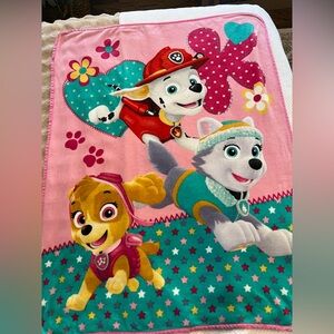 🐾 Paw Patrol Girls Plush Throw Blanket 46” x 60” Nickelodeon Skye Everest Kids